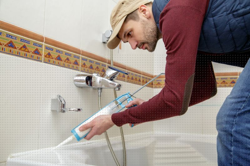 Bathtub Caulking